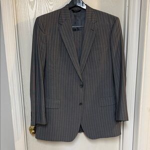 Jos. A. Bank Charcoal Pinstripe Suit